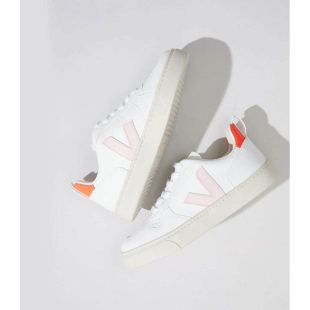 Αθλητικά Παπούτσια παιδικα Veja V-10 LACE CWL White/Orange | GR 850XYU